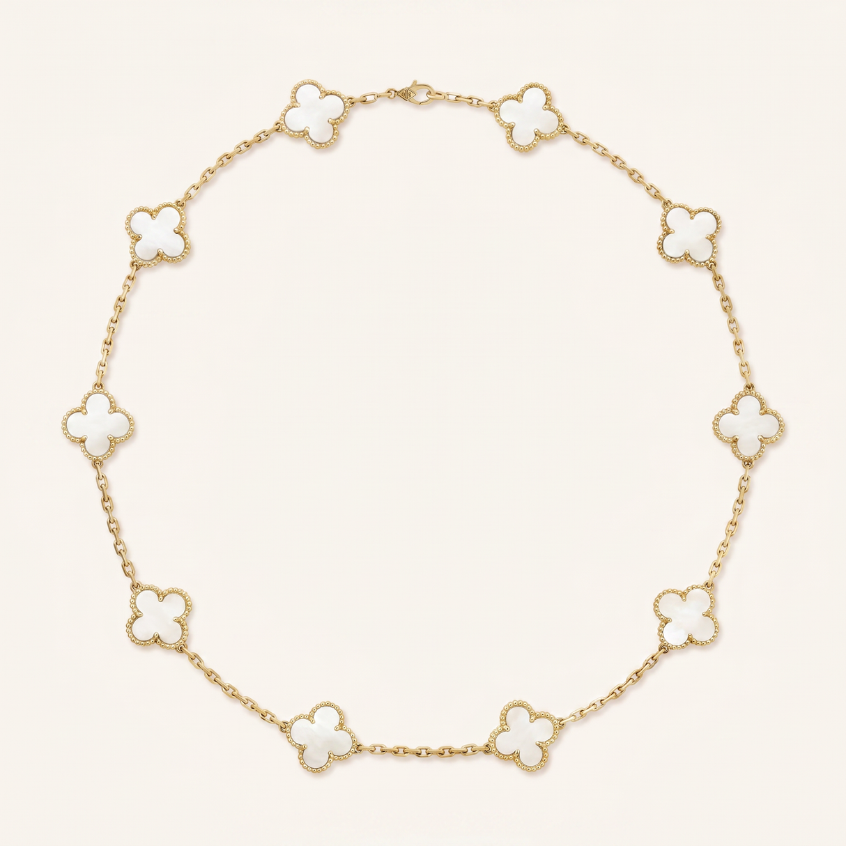 Alhambra 10 Motifs Mother Of Pearl Necklace
