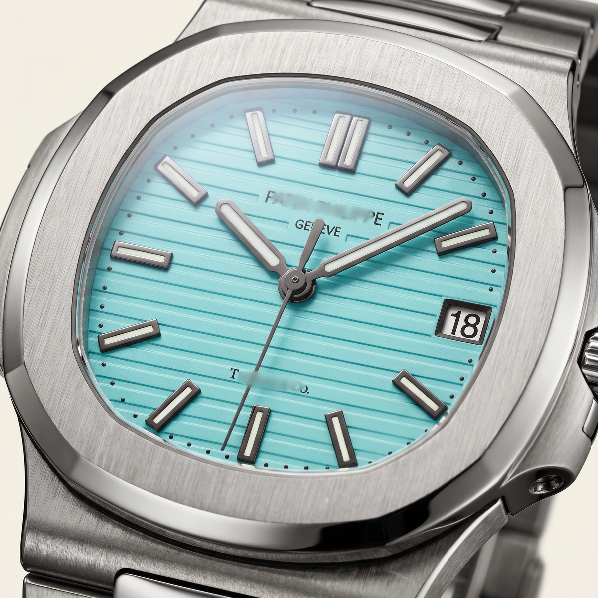 Blue Dial Stainless Steel Automatic Watch