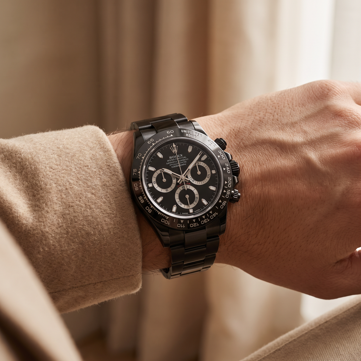 Chronograph Daytona Full Black Automatic Watch