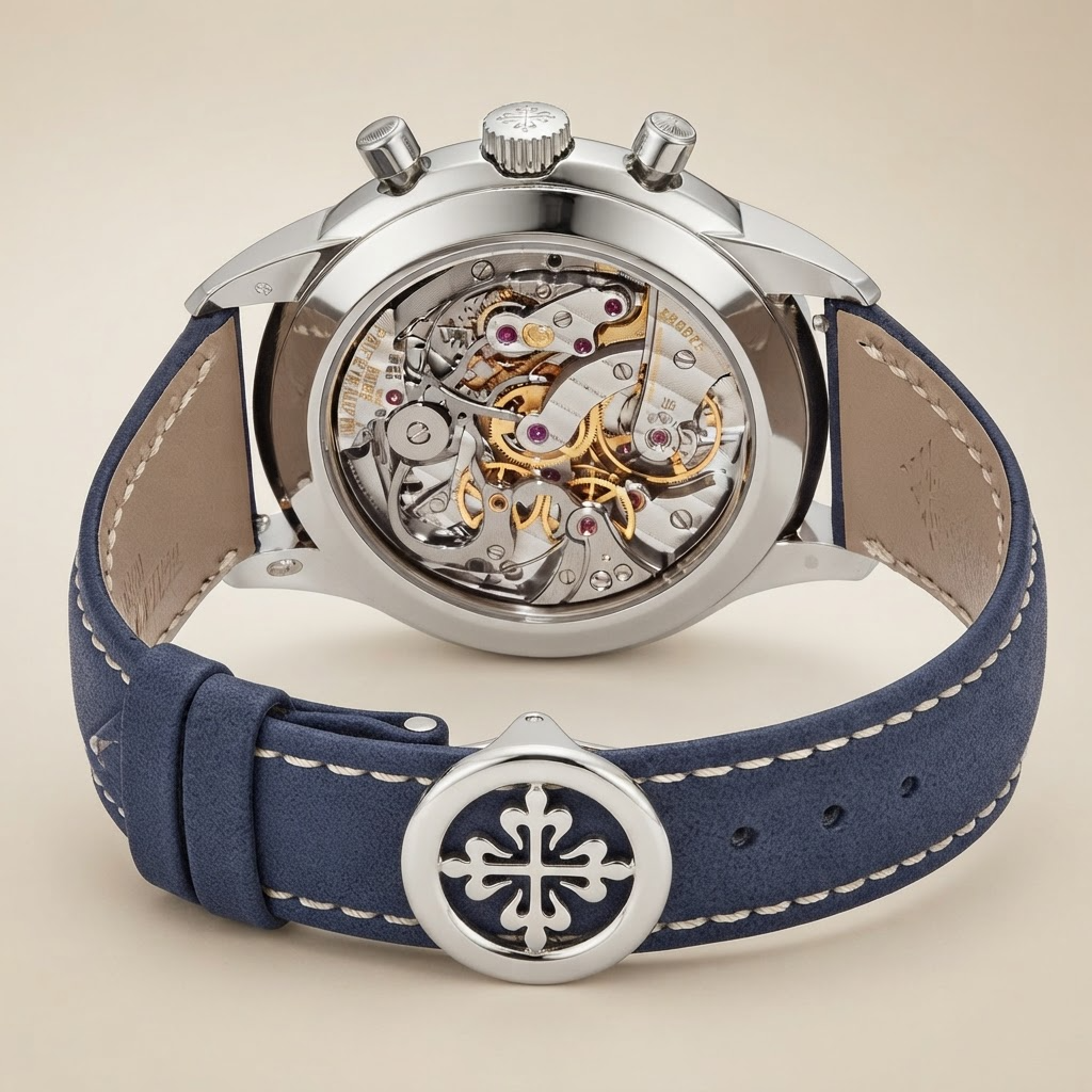 Complications Blue Dial White Gold Automatic Men's Watch