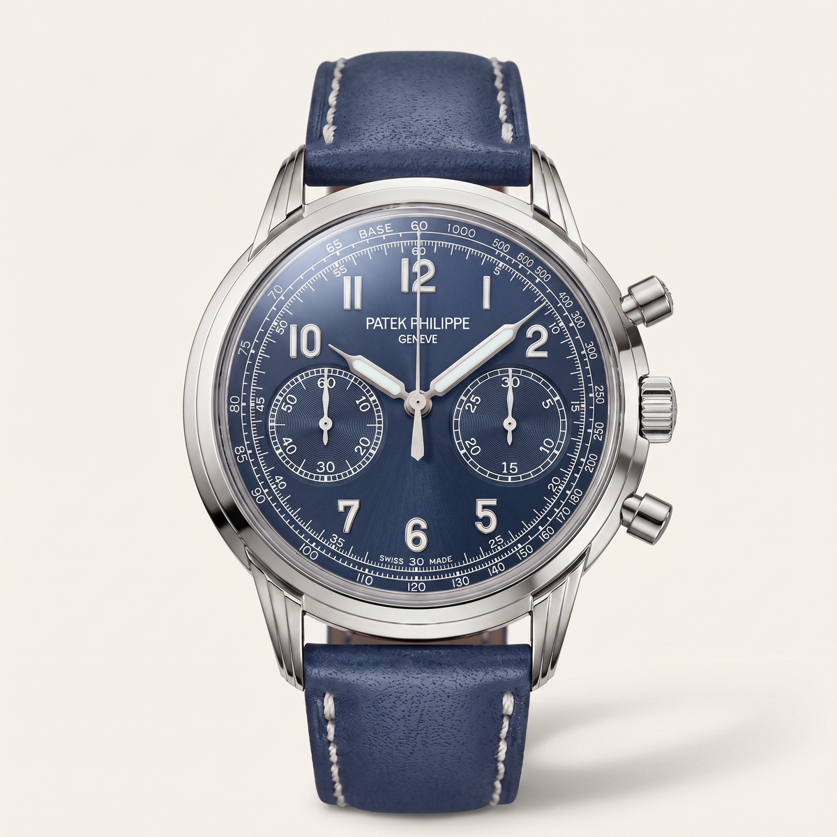 Complications Blue Dial White Gold Automatic Men's Watch