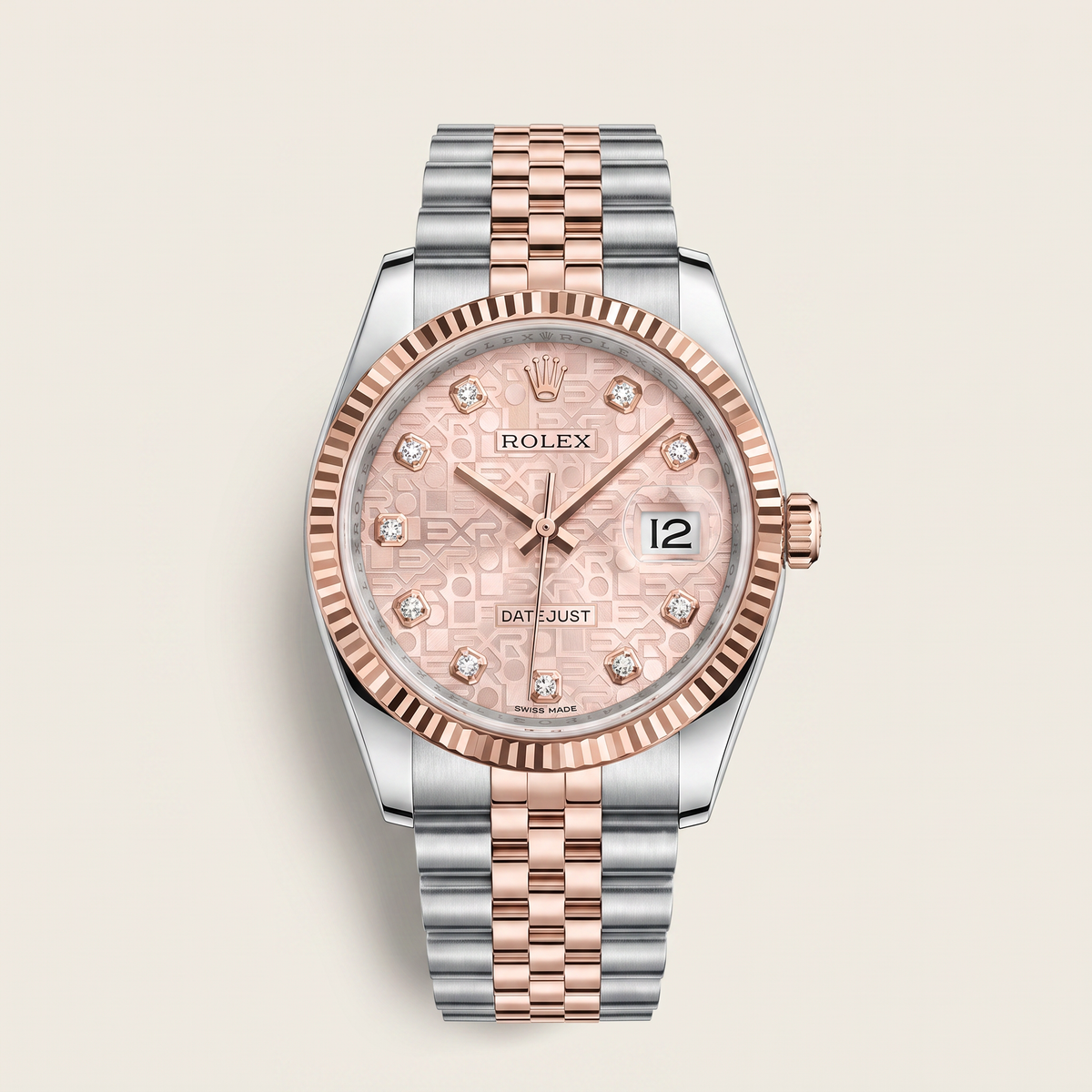 Datejust Pink Computer Dial Rose Tone Automatic Watch