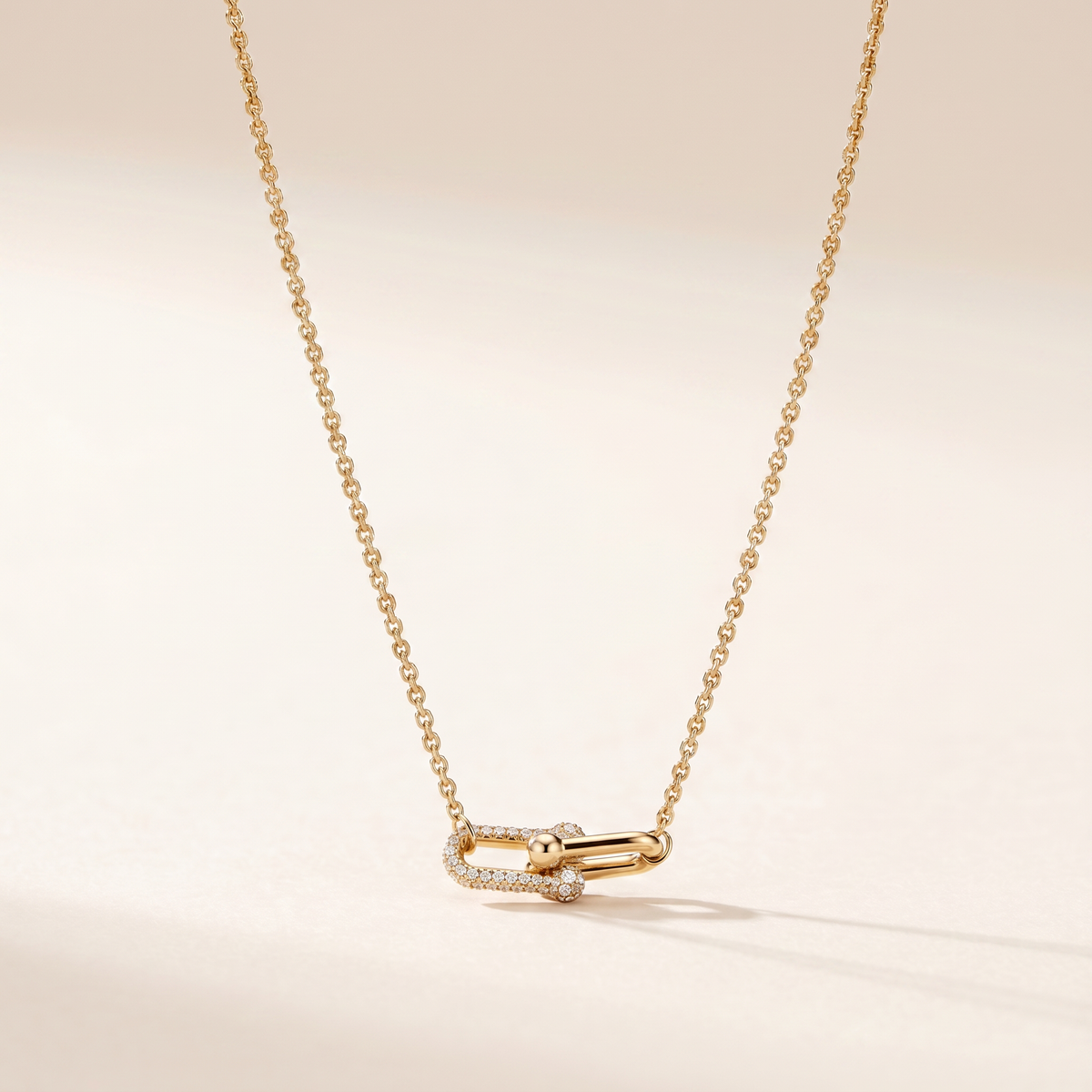 HardWear Pavé Link Pendant Necklace