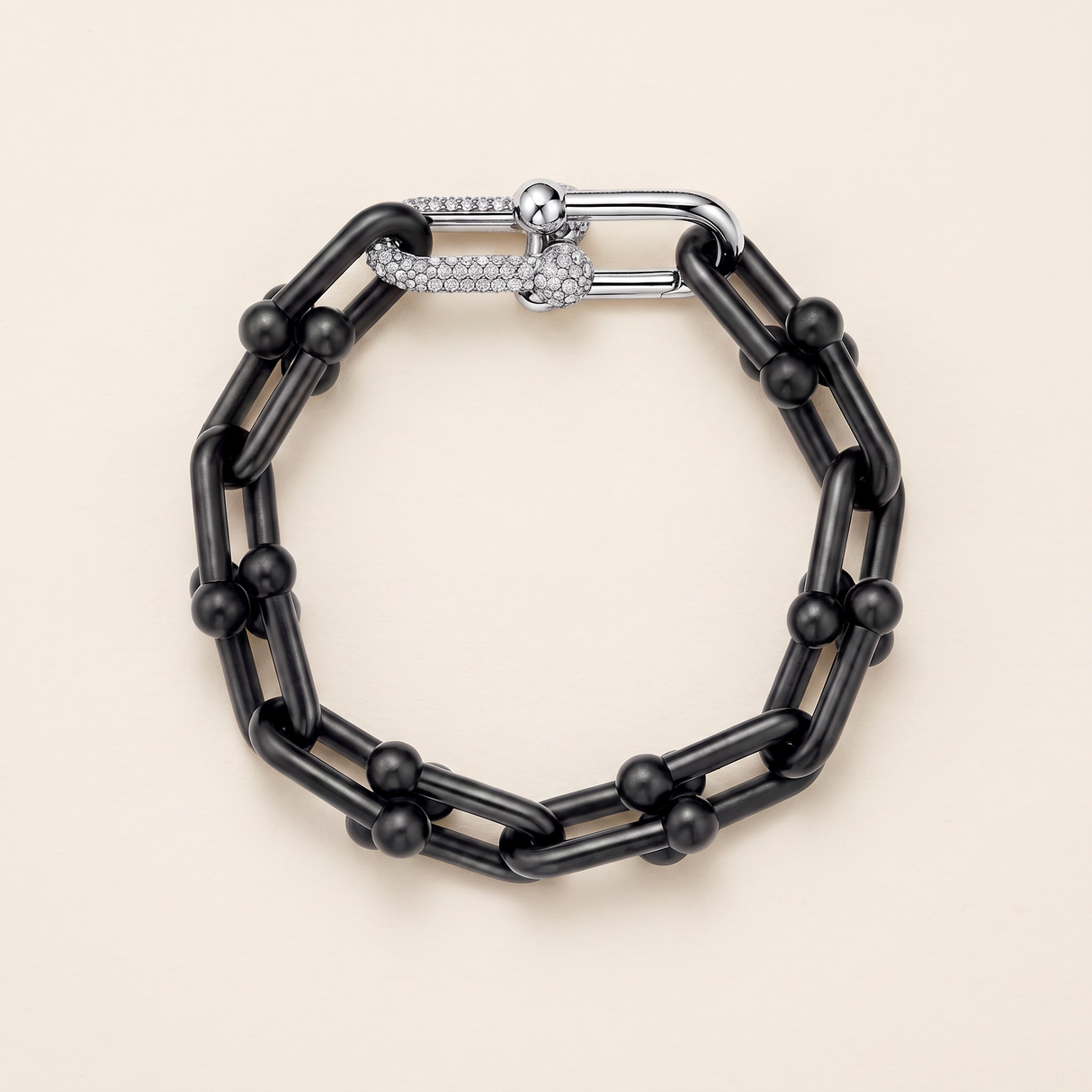 HardWear White Pavé Diamonds Connector Bracelet