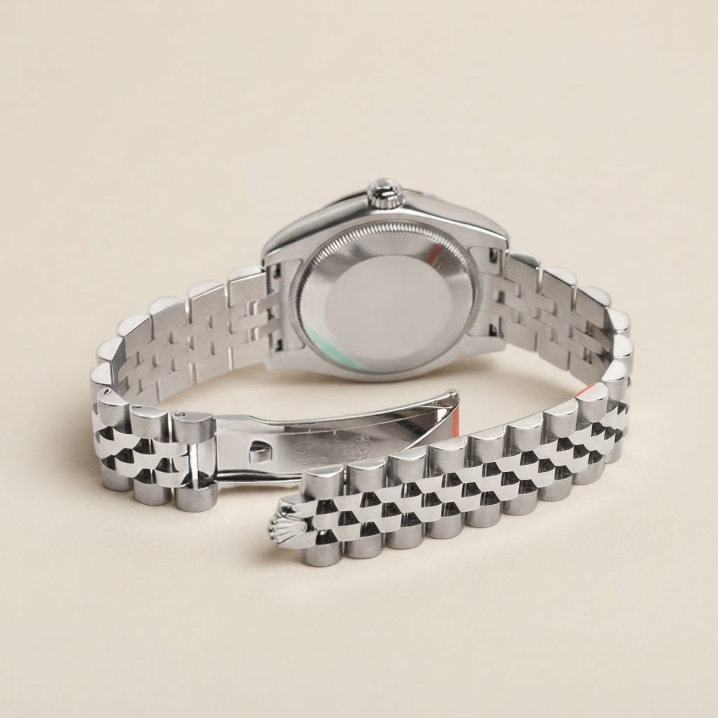 Lady-Datejust Pink Diamond Dial And Bezel Women's Watch