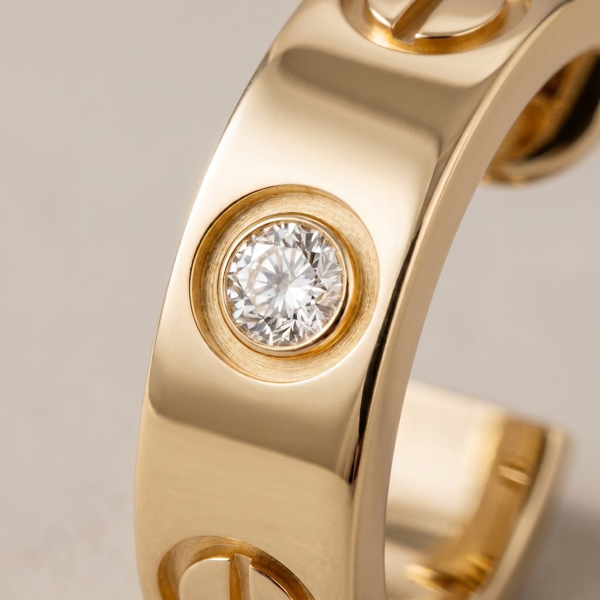 Love 2 Diamonds Hoop Earrings