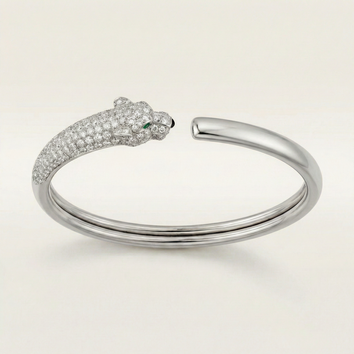 Panthère Pavé Sculptural Bracelet