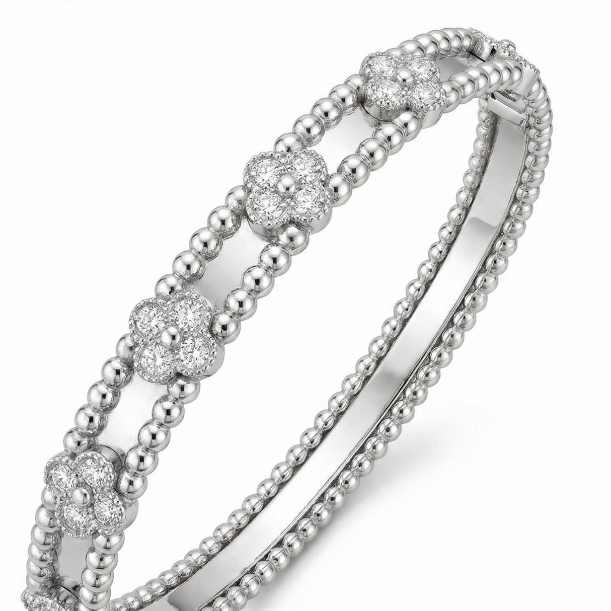 Perlée Sweet Clovers Pavé Bracelet