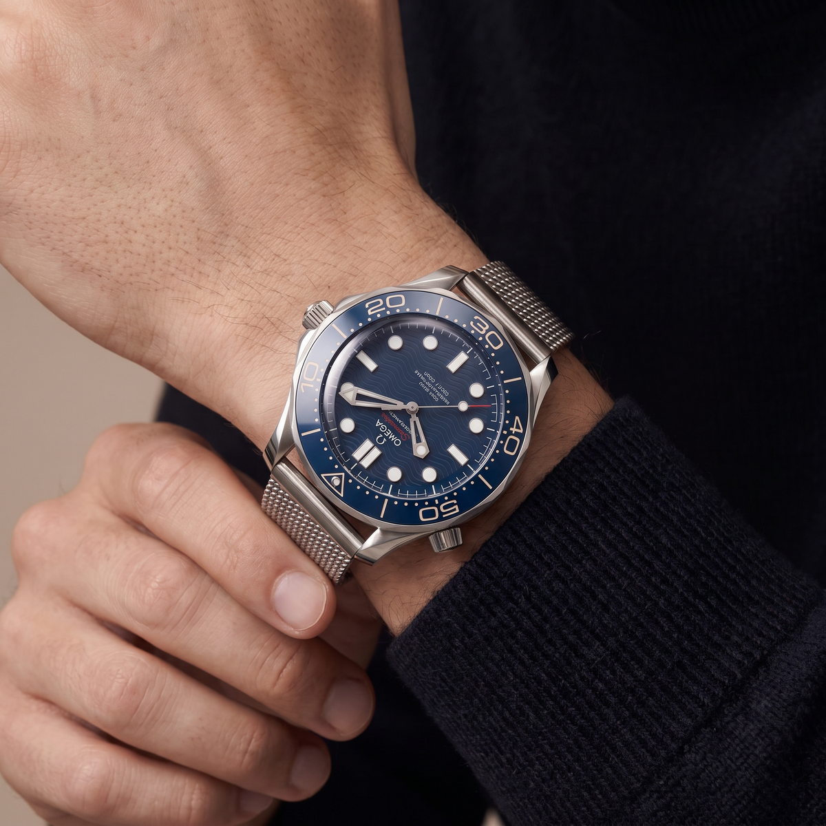 Seamaster Diver 300M Deep Blue Dial Stainless Steel Automatic Watch