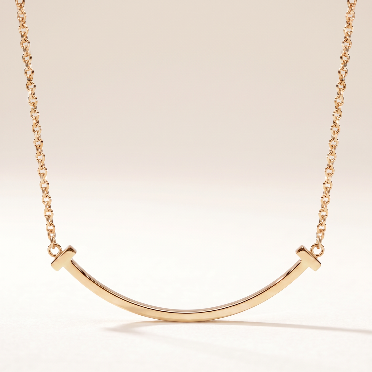 T Smile Pendant Necklace