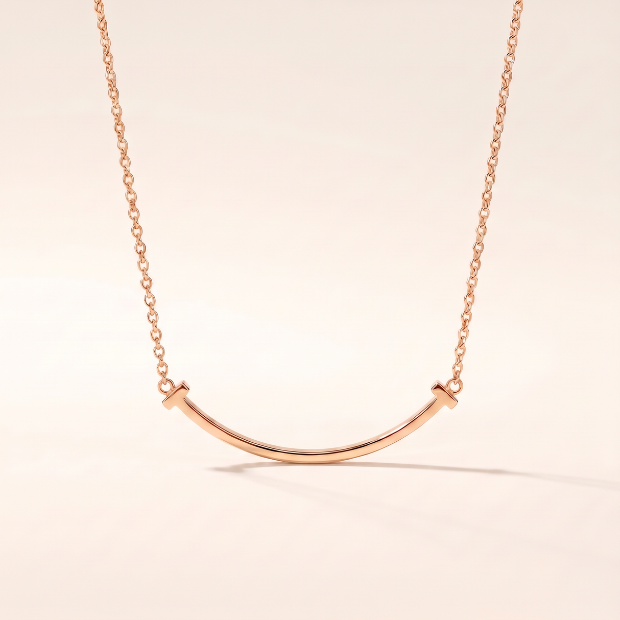 T Smile Pendant Necklace
