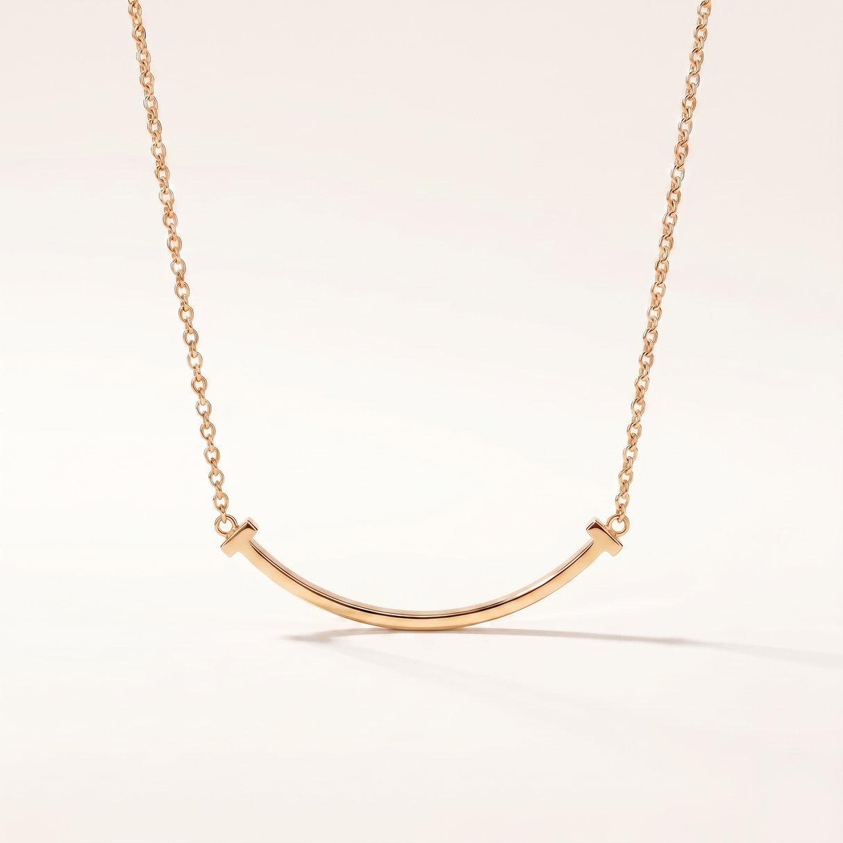 T Smile Pendant Necklace