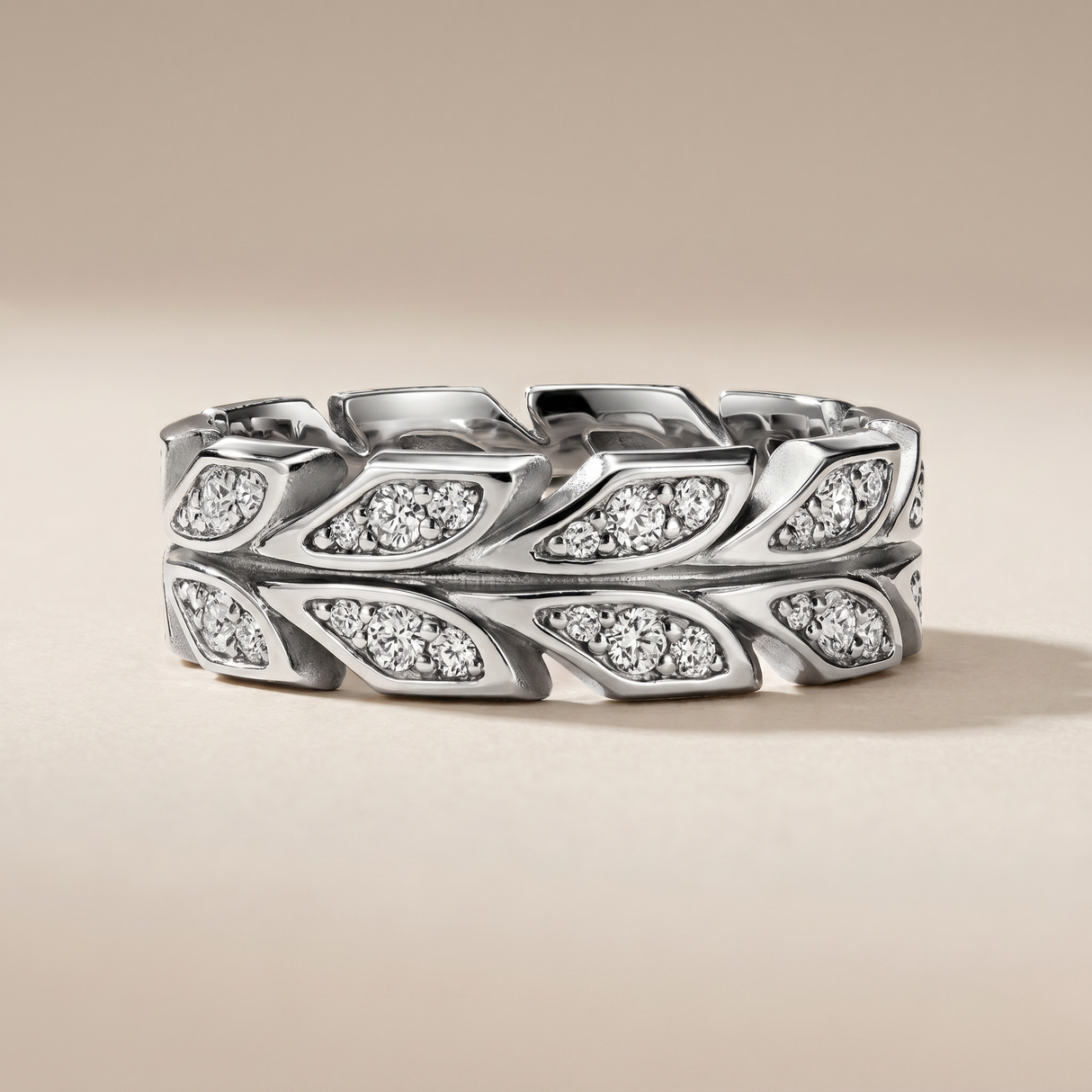 Victoria Vine Pavé Diamonds Ring