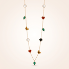 Alhambra Garden Charm Long Necklace