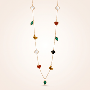 Alhambra Garden Charm Long Necklace