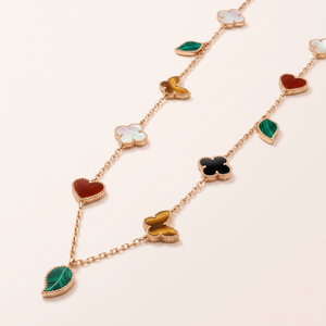 Alhambra Garden Charm Long Necklace