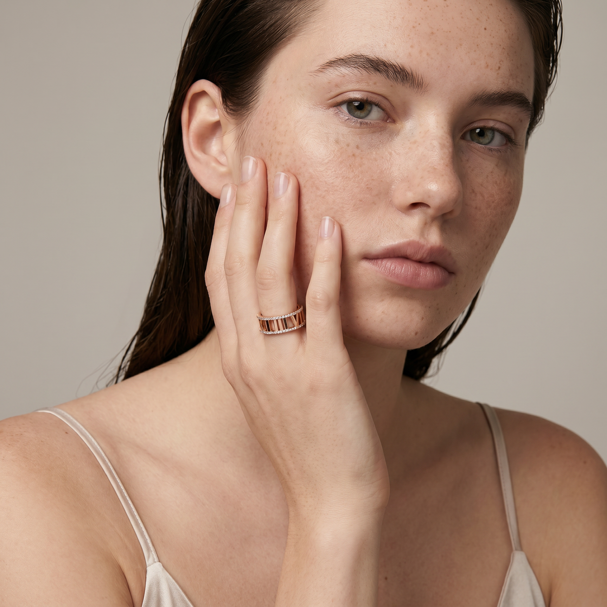 Atlas Roman Numeral Ring