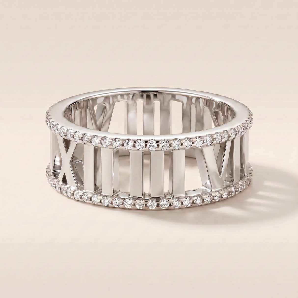 Atlas Roman Numeral Ring