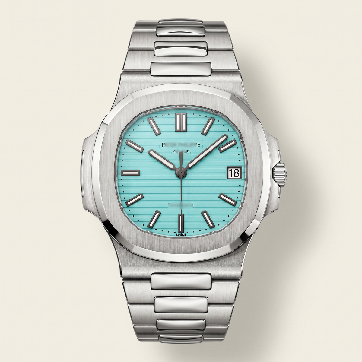 Blue Dial Stainless Steel Automatic Watch