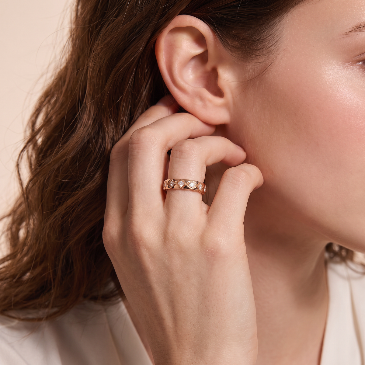 C Crush Pavé Mini Model Ring