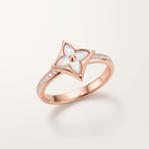 Color Blossom Pave Star ring