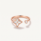 Color Blossom Star Diamond Cuff Ring