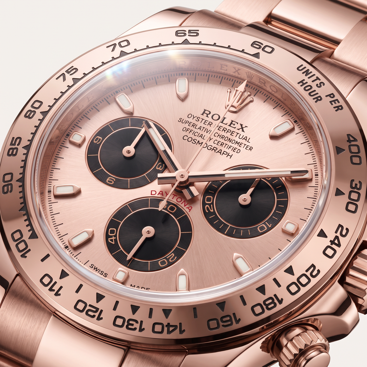 Cosmograph Daytona 116505 Everose Gold Sundust Dial Automatic Watch