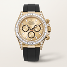 Cosmograph Daytona 126538 Golden Dial Chronograph Diamond-set Automatic Men's Watch