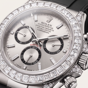 Cosmograph Daytona Steel Dial Chronograph Diamond-set Automatic Men's Watch