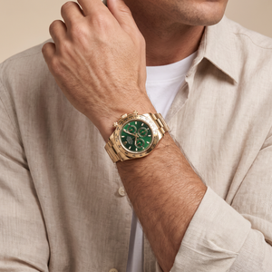 Cosmograph Daytona Vivid Green Dial Yellow Gold Men’s Watch