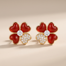 Cosmos Pavé Diamonds Medium Earrings