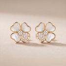 Cosmos Pavé Diamonds Medium Earrings