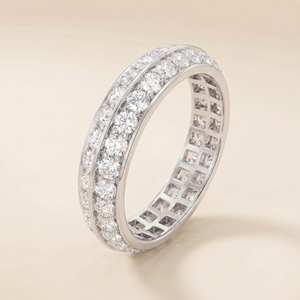 Couture Eternity Wedding Pavé Diamonds Band Ring