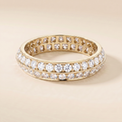 Couture Eternity Wedding Pavé Diamonds Band Ring