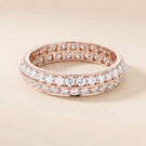 Couture Eternity Wedding Pavé Diamonds Band Ring