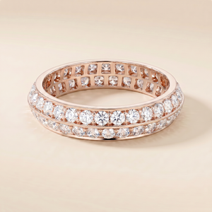 Couture Eternity Wedding Pavé Diamonds Band Ring