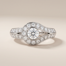 Couture Pavé Solitaire Ring