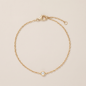 D'Amour 1 Diamond On Chain Bracelet