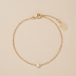 D'Amour 1 Diamond On Chain Bracelet