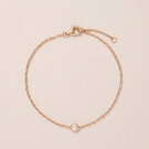 D'Amour 1 Diamond On Chain Bracelet