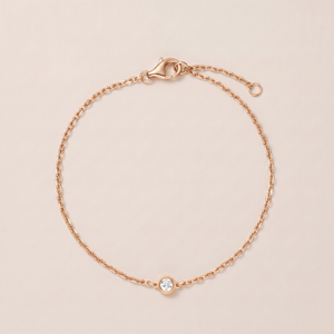 D'Amour 1 Diamond On Chain Bracelet