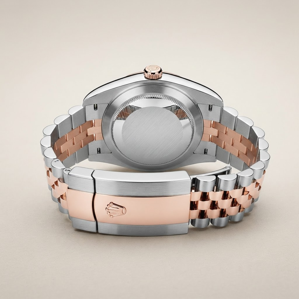 Datejust Everose Chocolate Dial Oystersteel Automatic Men's Watch