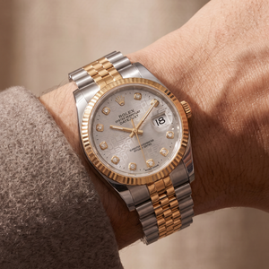 Datejust Silver Computer Dial Stainless Steel Automatic Men's Watch