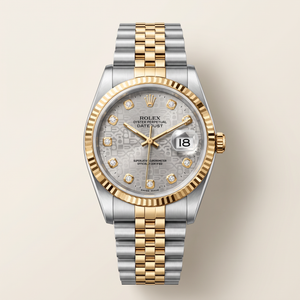 Datejust Silver Computer Dial Stainless Steel Automatic Men's Watch