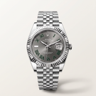 Datejust Stainless Steel Slate Dial Oyster Men's Watch