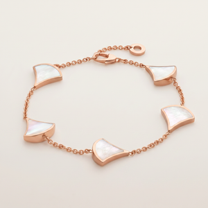 Diva's Dream Fan 5 Motifs Mother Of Pearl Bracelet