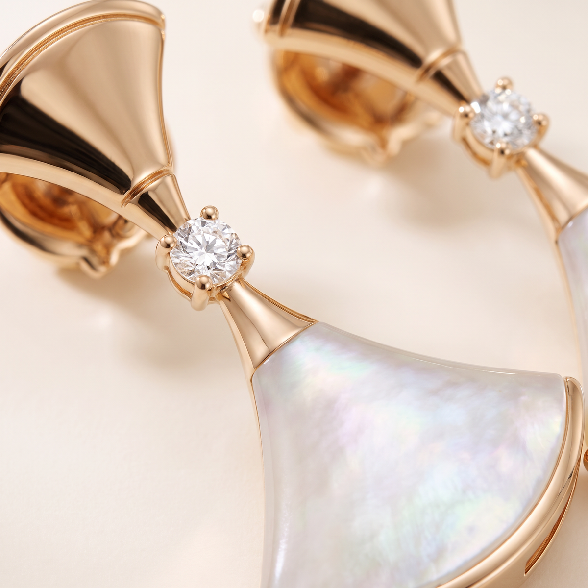 Diva's Dream Mother Of Pearl Drop Earrings