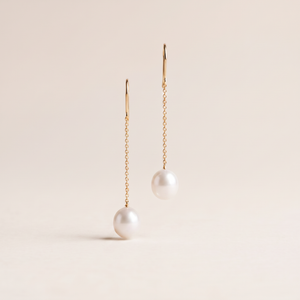 Elsa Peretti Pearl Drop Earrings