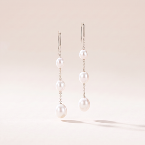 Elsa Peretti Pearls On Chain Drop Earrings