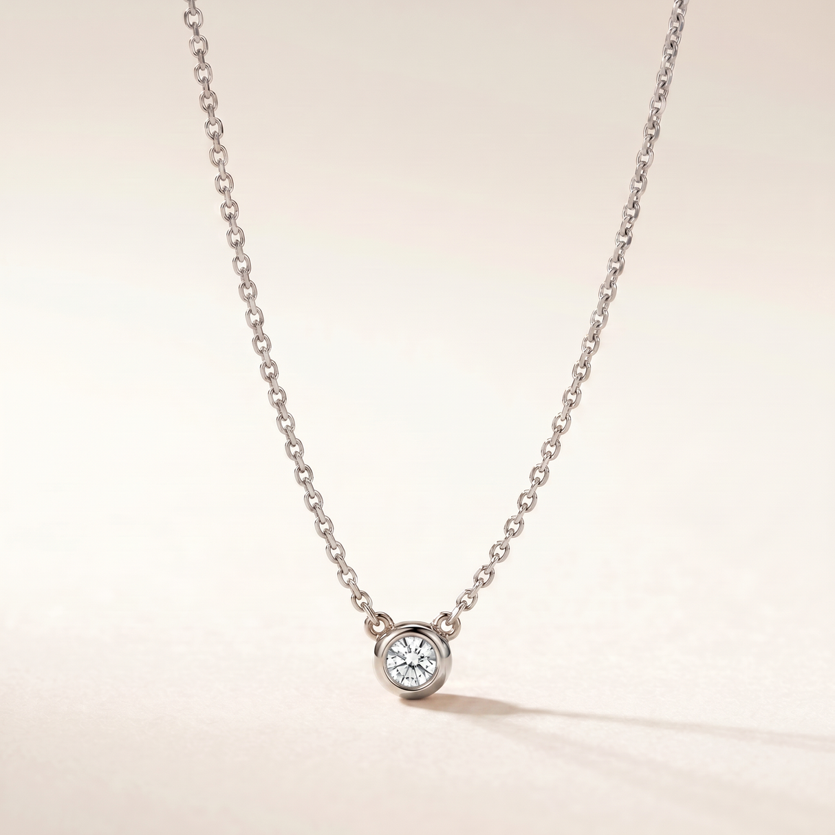 Elsa Peretti Solitaire Diamond Necklace